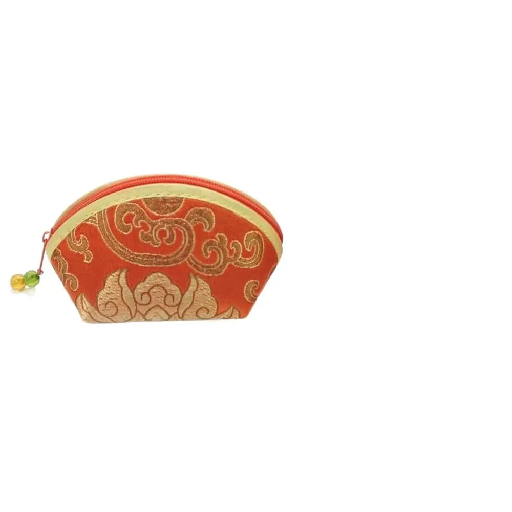 

Case Multi Color Zip Cloth Embroidery Auspicious Cloud Jewelry Case Chinese Style Storage Bag Women Jewelry Bag Purse Pouch