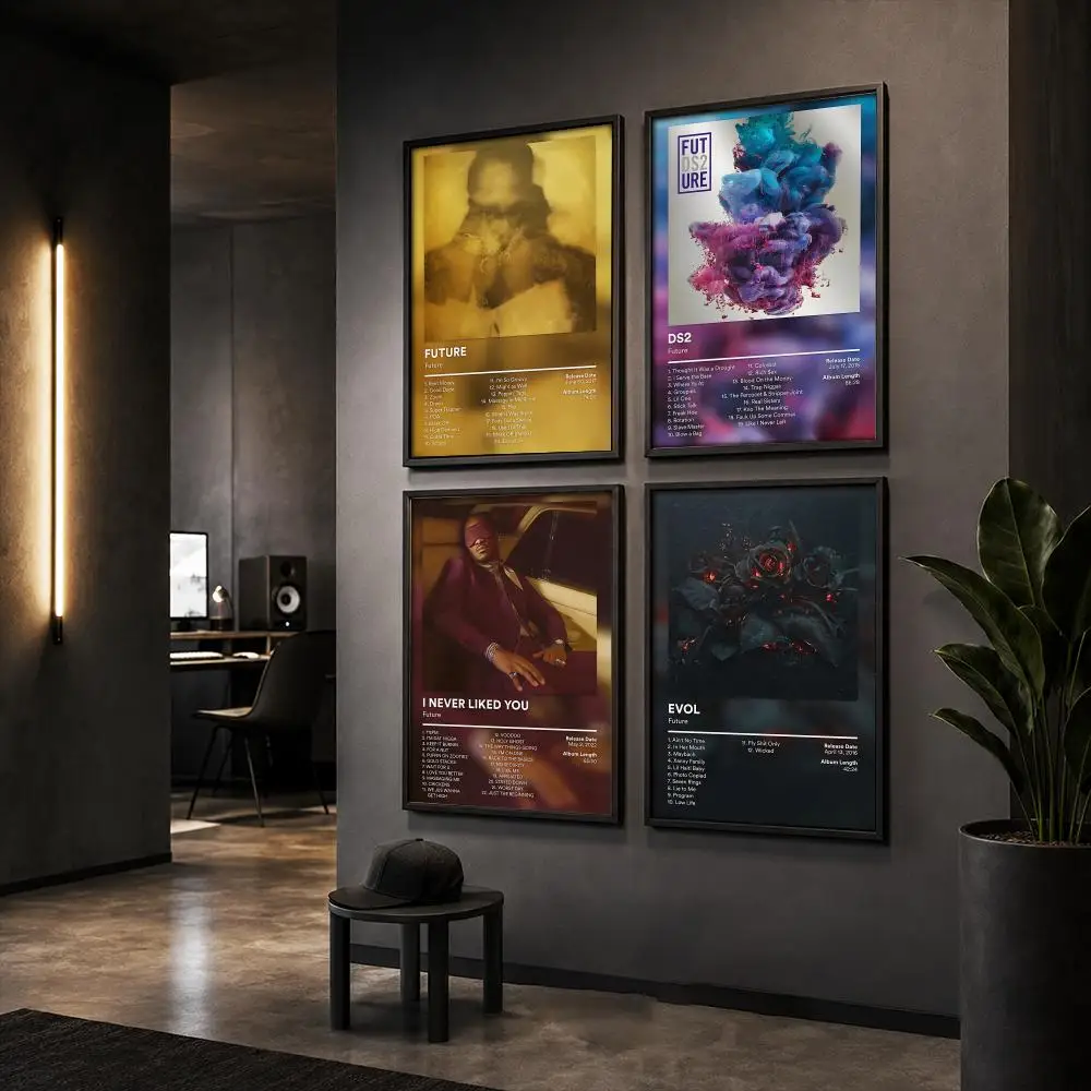 F-Future Rapper Album Poster HD Wall Art Wall Stickers Home Living Room Bedroom Bar Office Decor Prints