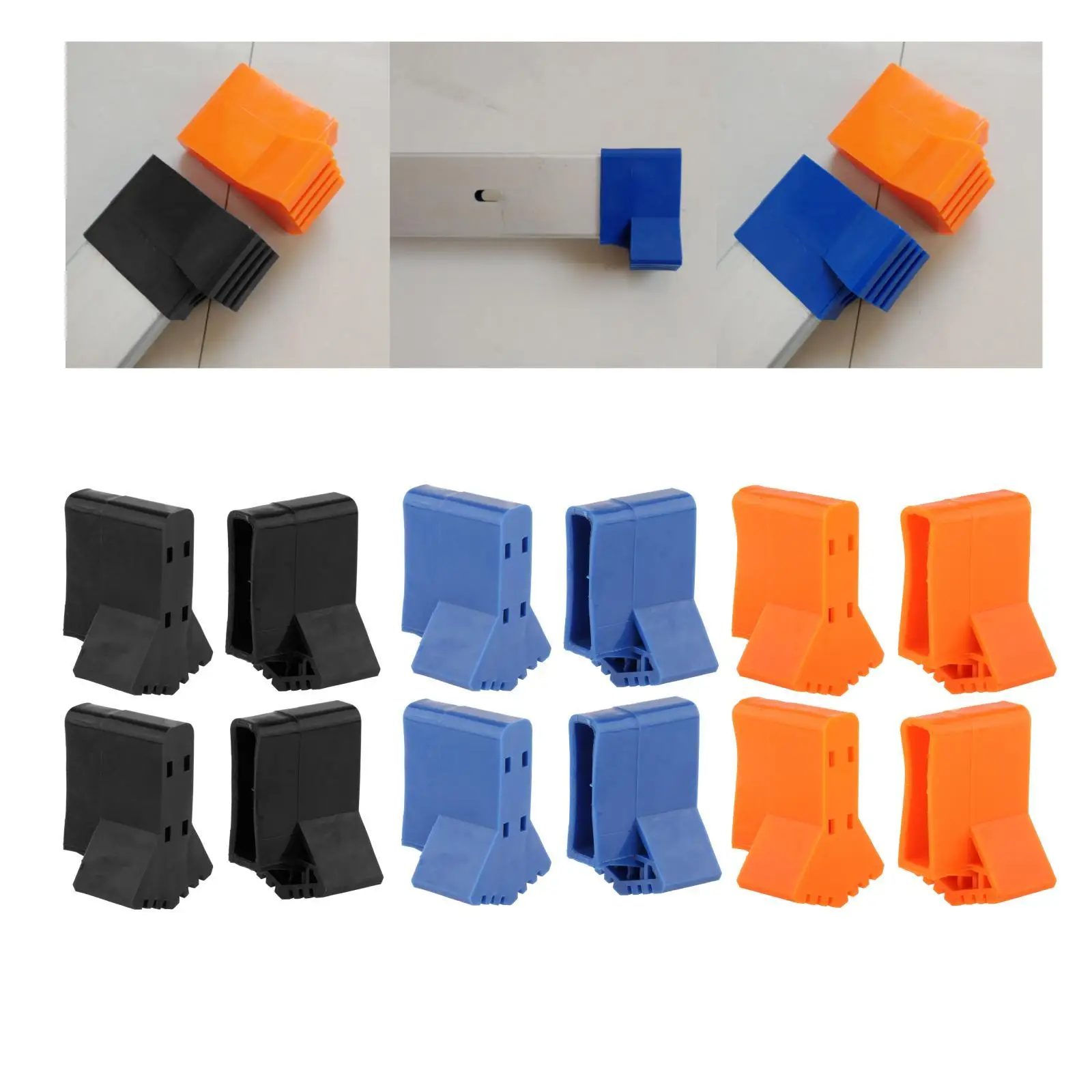 Set of 4 Protective Covers for Ladder Legs - Heavy-Duty Silicone Furniture Foot