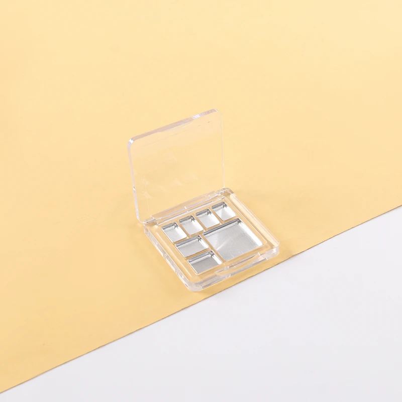 100 szt. Pojemników do przechowywania kosmetyków do makijażu oczu dla kobiet, dziewcząt, początkujących, do samodzielnego układania paletki cieni do powiek.