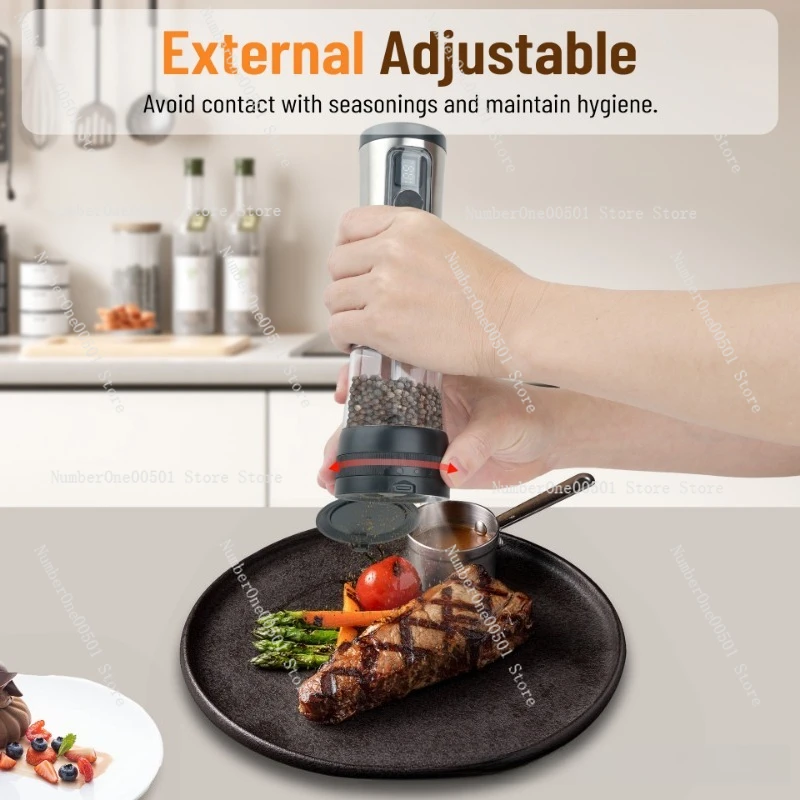 Grinder Kitchen Appliances Electric Grinder Stainless Steel Rechargeable Pepper  Electric