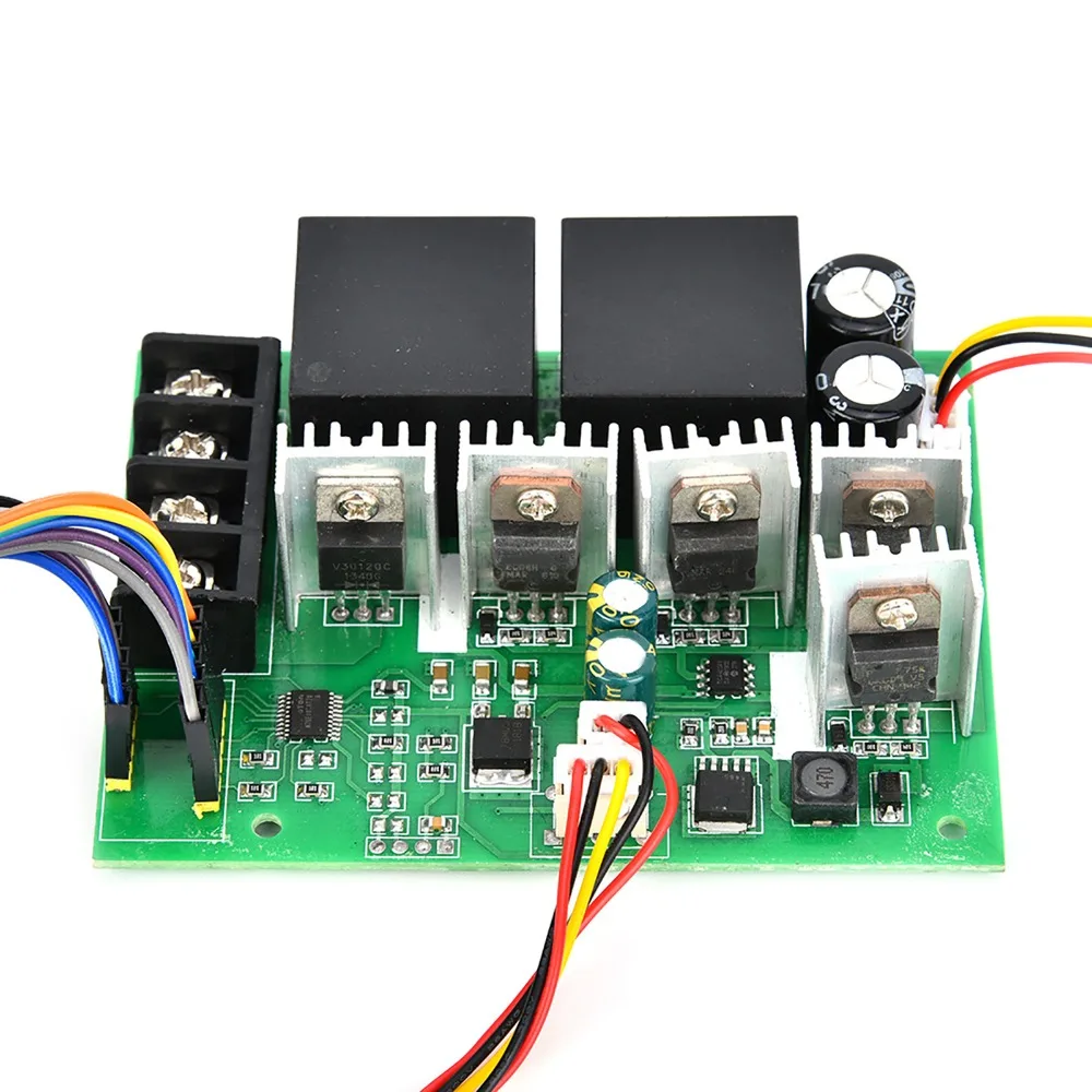 60A Current Rating PWM Motor Speed Controller CW/CCW Switch DC 10-55V Input Adjustable Speed Controller LED Digital Display