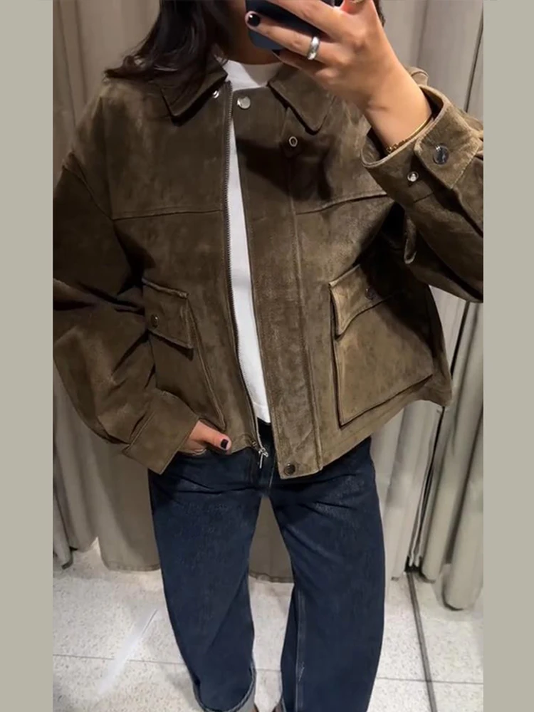 Women’s Vintage Suede Jacket 5