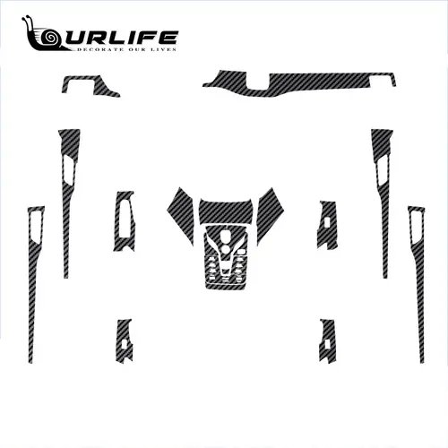 For BYD Seal U Sealion 6 Song Plus DMI 2024 Accessories New Car Carbon fiber Interior Decoration Cover Stickers Accessories - Image 3