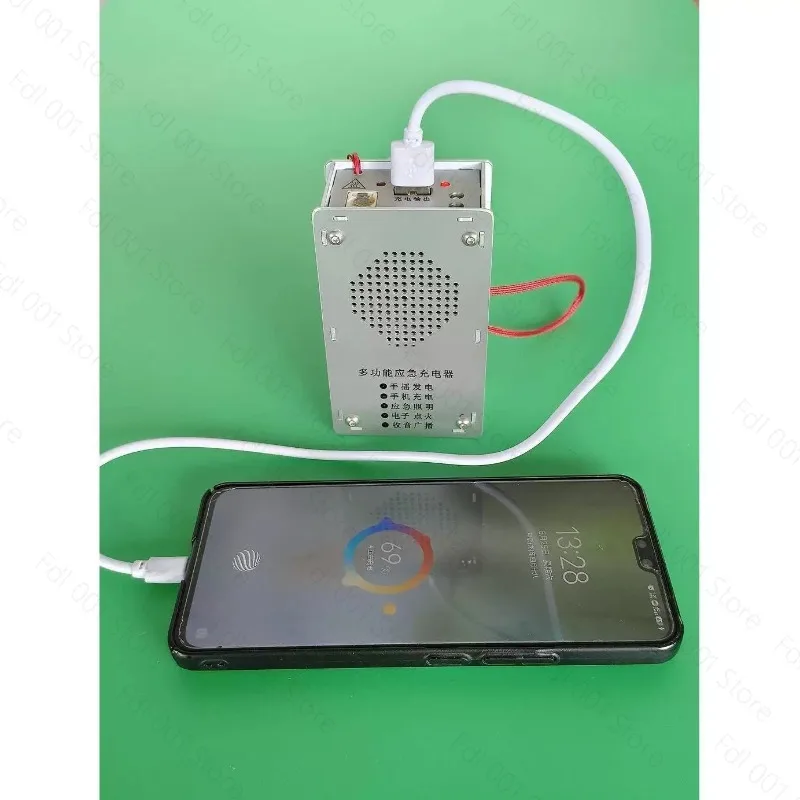 Hand power generation radio Multi-function flashlight igniter USB charging Emergency disaster prevention Doomsday production