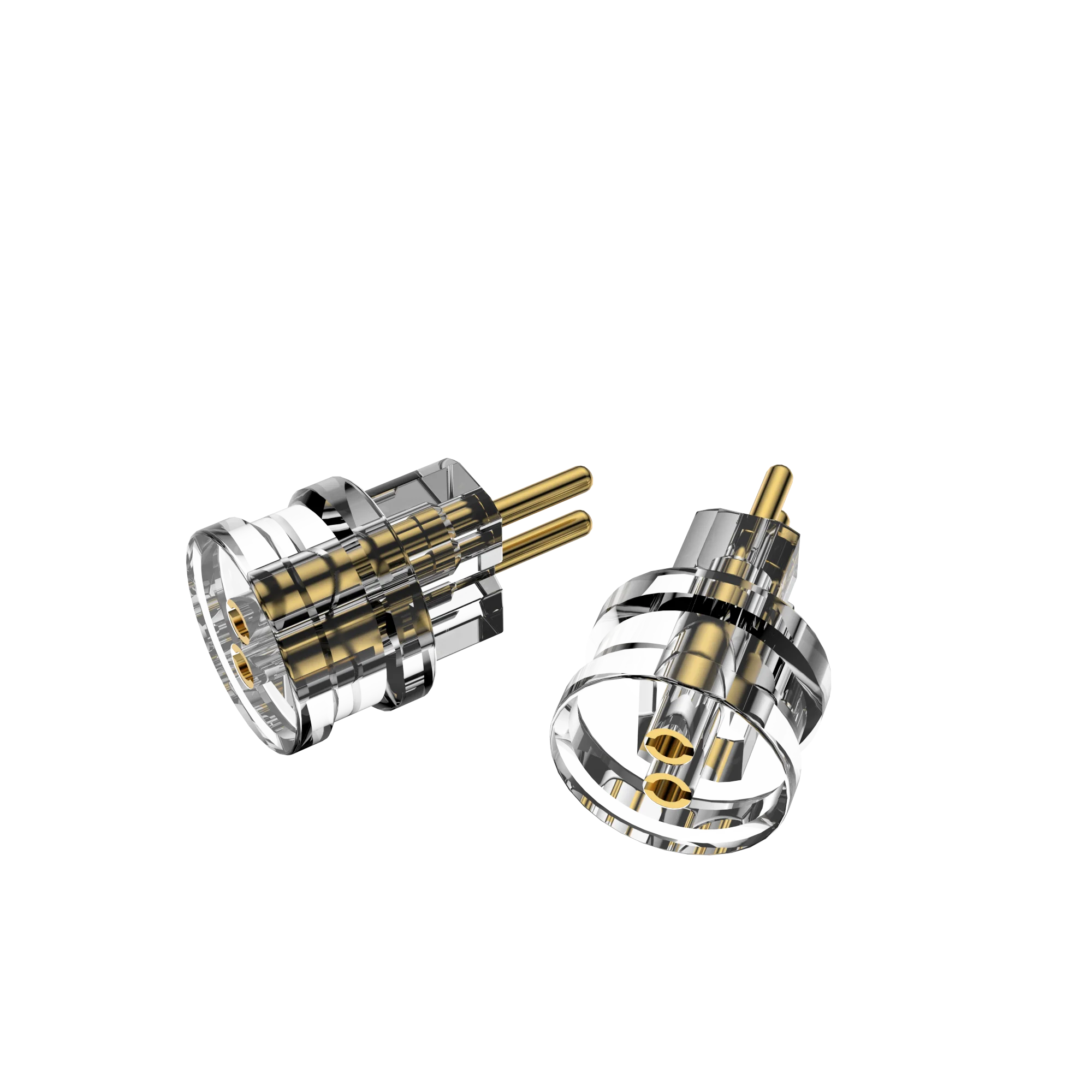 Pair Earphone Jack Adpter MMCX 2Pin 0.78 flat to 2Pin 0.78 Groove Earphone Protector MMCX TO N5005 IE300 IE600 IE900