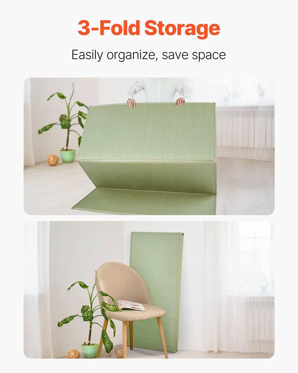 وسادة تاتامي تقليدية مقاس 55 × 80، عشب الاندفاع الطبيعي بالكامل، إطار خفيف الوزن وقابل للطي، غير قابل للانزلاق، قابلية التهوية المميزة