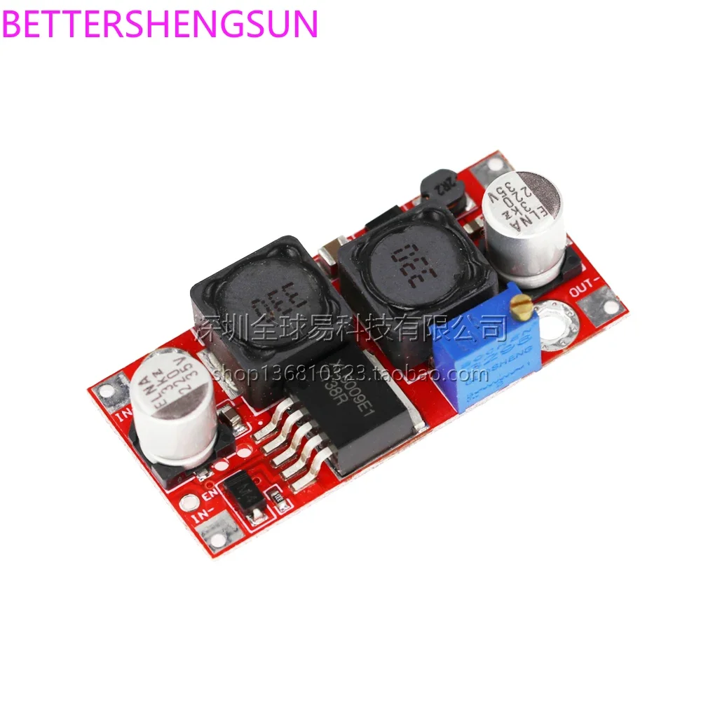 20W XL6009 DC-DC adjustable power supply, high performance, buck-boost module, low ripple, with enable