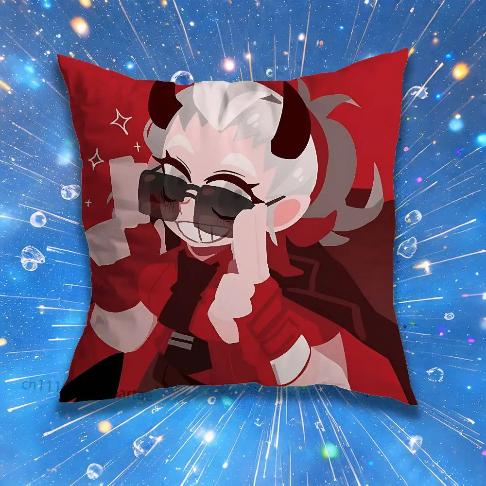 Modeus H-Helltaker Custom Access Pillow Case Living Room Sofa Cushion Cover Suitable For Home Bedroom Room Decoration