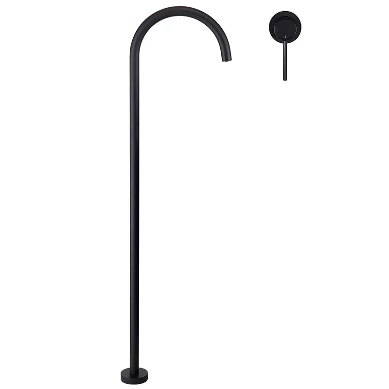 

European-style villa all-copper light luxury vertical basin, washbasin hot and cold double control faucet AM2309