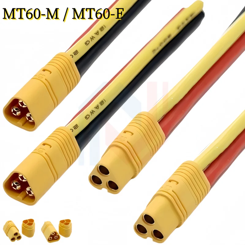 MT60 Aircraft Model Connector Plug - MT60-M / MT60-F Three Phase Three Pole Wire Connection Port Electrical Air Docking Cable