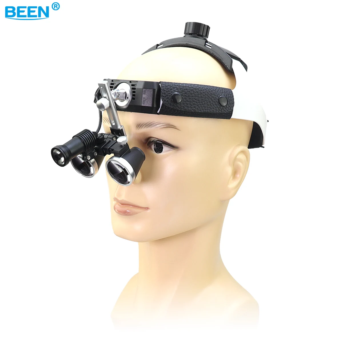 Dental Loupes head-mounted 5W spotlight Headlamp surgical lamp Lab Medical Magnification Binocular Helmet Head-Mounted Magnifier