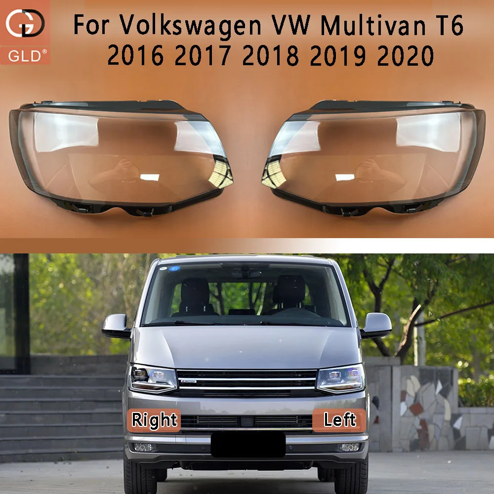 For Volkswagen VW Multivan T6 2016 2017 2018 2019 2020 Car Headlight Shell Replacement Headlight Cover Headlamp Lens Headlight