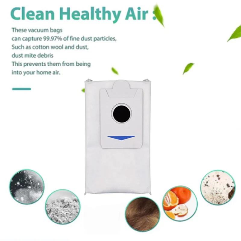 ABRG-Hauptseitenbürste Hepa-Filter Mopptücher Staubbeutel Kunststoff Ersatzteile für Ecovacs Deebot X2 / X2 Pro / X2 Omni Robot Vac