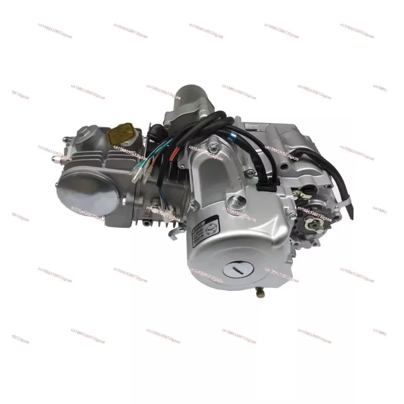 Four-stroke power 110 horizontal 125 curved beam motorcycle tricycle foot start manual automatic engine assembly package