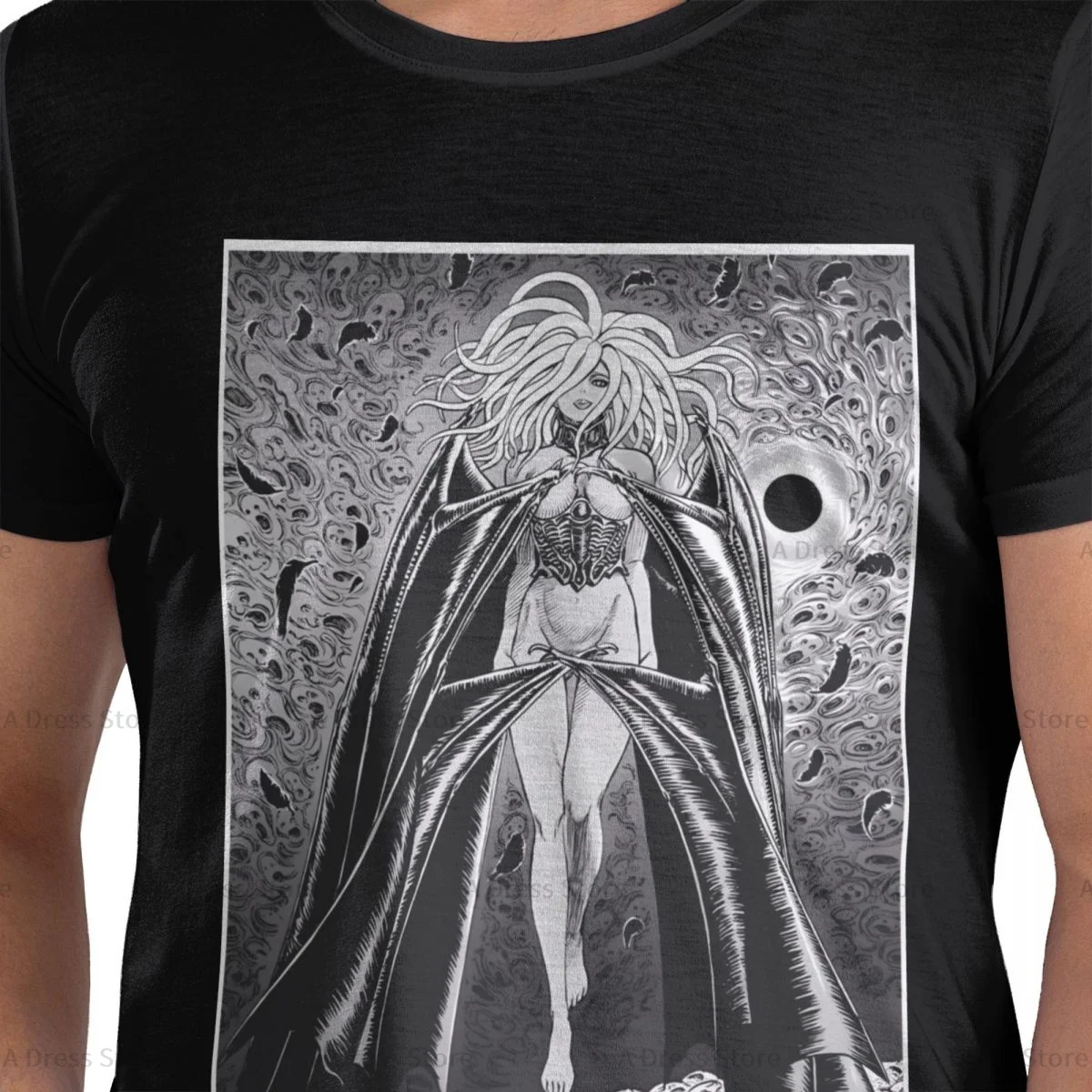 Manga Berserk Guts Unisex Men's round neck T-shirt,Oversized print Tee Shirt,Casual Large Size Tshirt