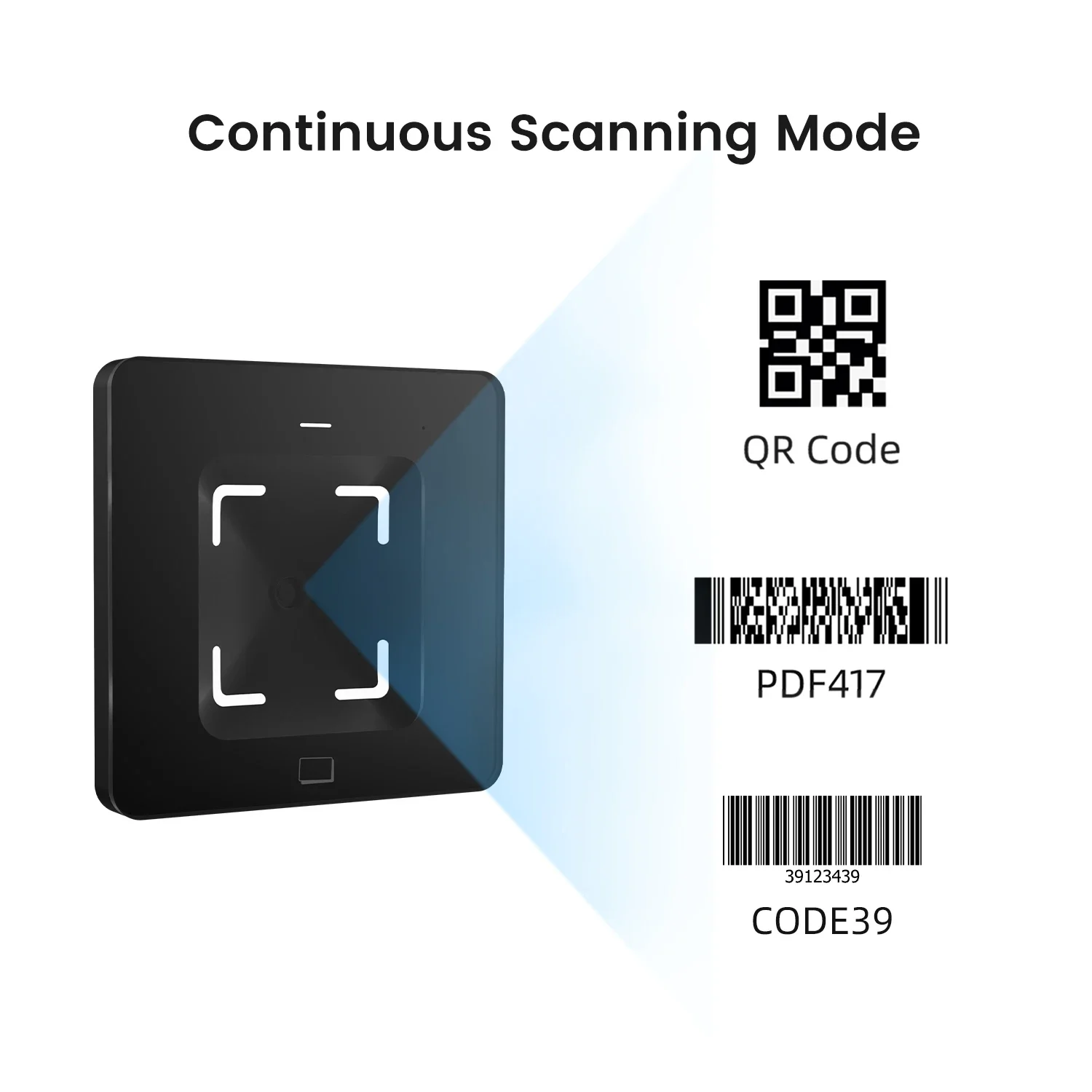 M350 QR Code Reader Module NFC Scanner and Door Gate Product for Access Control System Scanning Applications