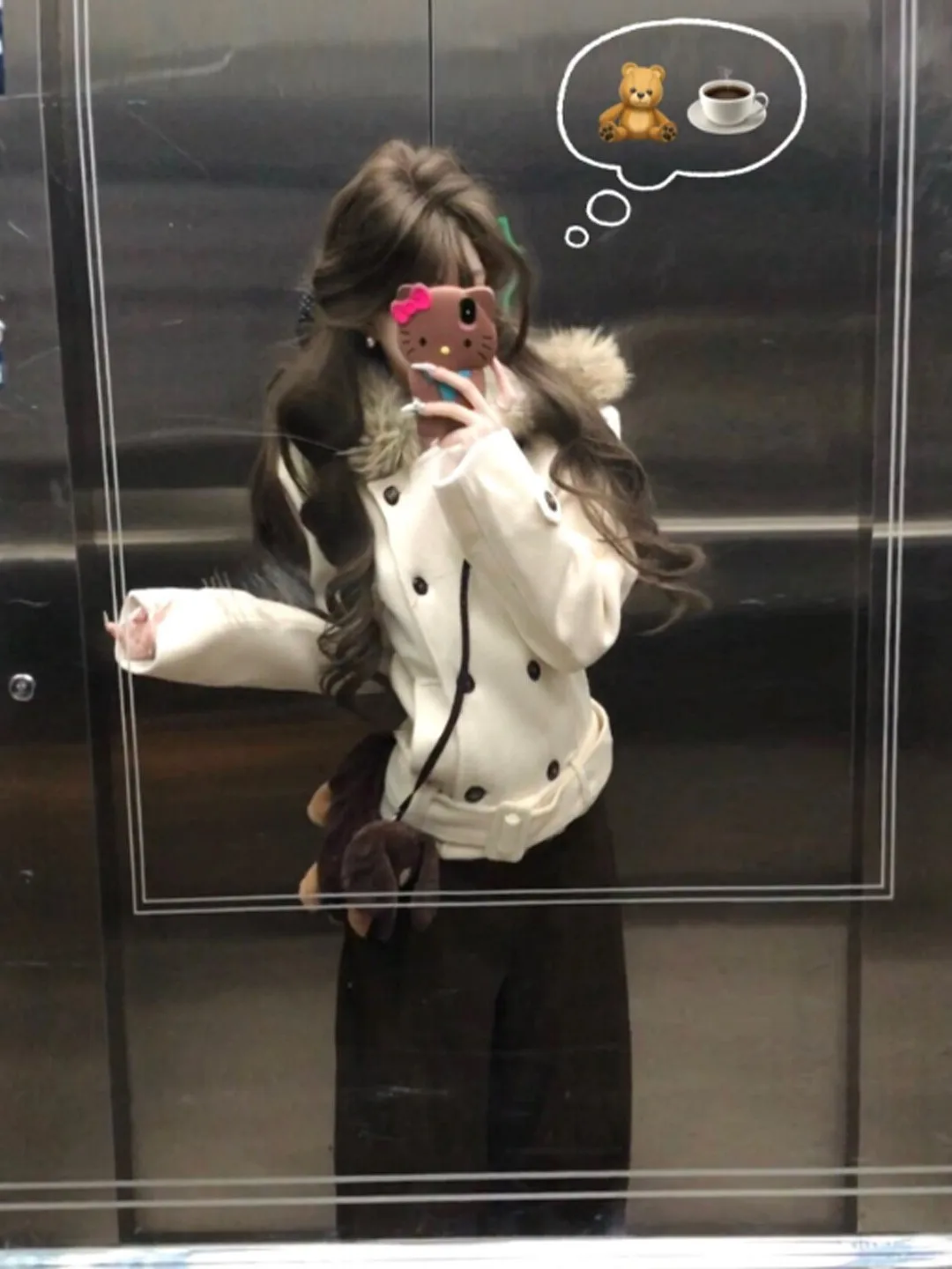 

Корейское модное мягкое ветровое пальто с капюшоном и двубортной застежкой для невысоких женщин, зимняя верхняя одежда премиум-класса