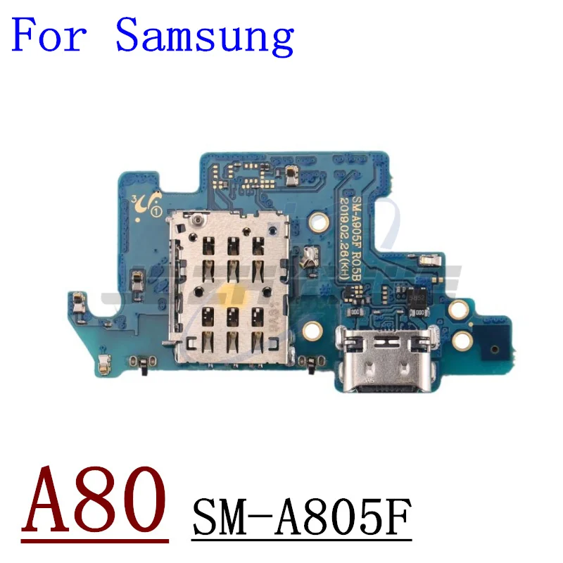 USB Charger Charging Port Dock Connector Board Flex Cable For Samsung Galaxy A60 A70 A705 A80 A805 A81 A90 A90s A908 5G