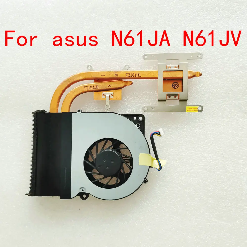 KSB06105HB Laptop heatsink cooling fan cpu cooler For asus N61 N61J N61JV N61VG N61JA CPU heatsink Fan 13N0-HDA0101 13GNYK1AM010