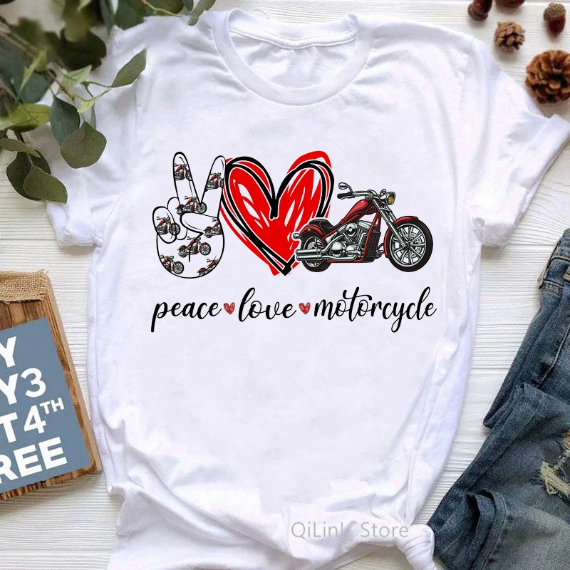 

I'M A Simple Woman I Love Motorcycle and Wine Letter Print T-Shirt Mens Clothing Watercolor Flowers Tshirt Femme Streetwear