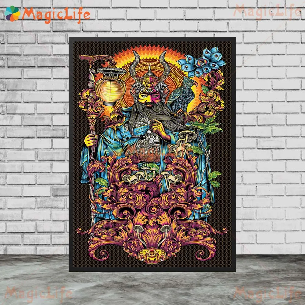 Ganesha Indian Mythology Gods Religion Wall Pictures For Living Room Nordic Poster Wall Art Canvas Painting Home Decor Unframed