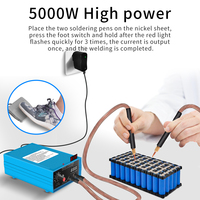 5000W Mini Spot Welder Machine DIY Kit 18650 Battery Pack Welding Tools Portable Spot Welding Machine Pen with Nickel Strip