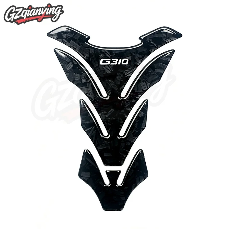 3D Motorcycle Tank Pad Protector Stickers new model Forged Carbon Fiber Fit For G310GS G310R G310 R G 310 GS Waterproof & slip