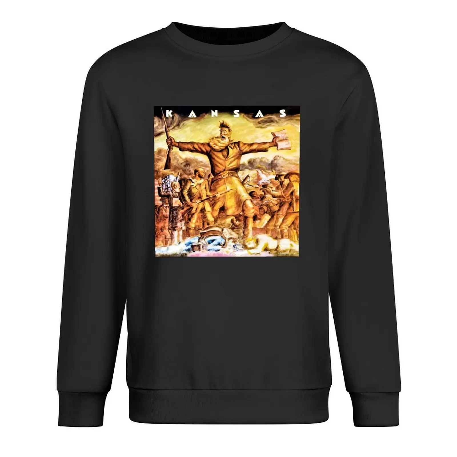 

Kansas Rock Band Pullover men clothing aesthetic clothing mens clothing fashion men men's sweatshirts