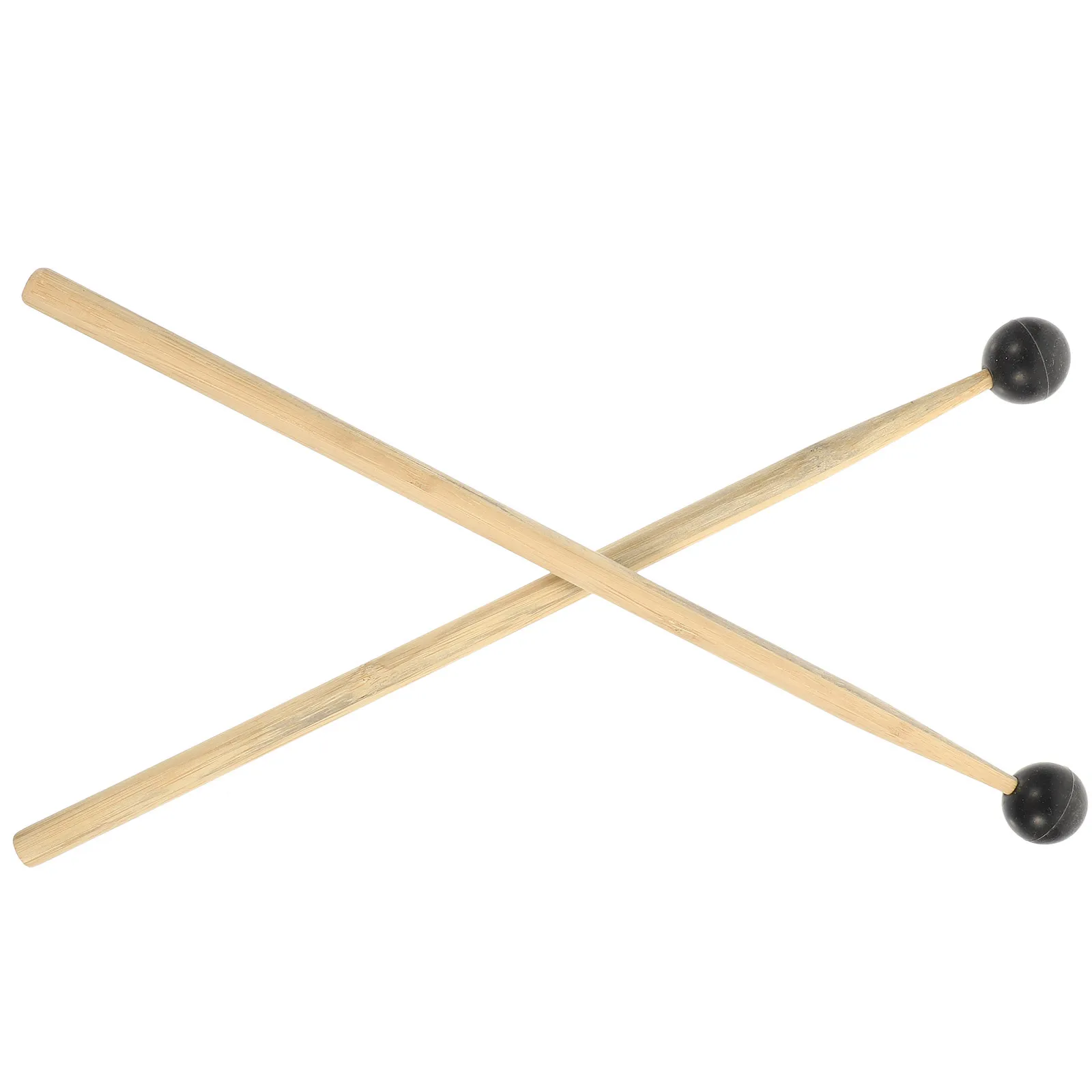 2Pcs Reliable Tongue Drumsticks for Beginners and Professionals Clear Sound No Burrs Drum Stick