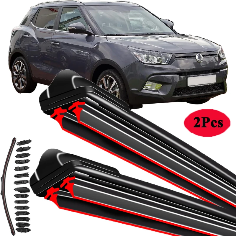 

For Ssangyong Tivoli XLV 2015-2024 Car Windshield Wiper Blade Front Windscreen Brushes Washer Window Cleaning Replacement Parts