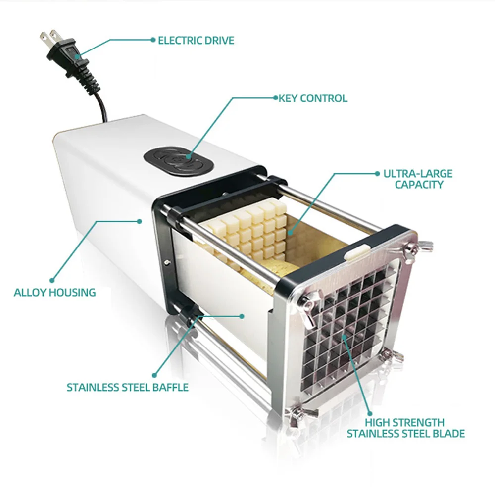 

Household multifunctional electric potato chip machine Stainless Steel Electric Cutting Machine