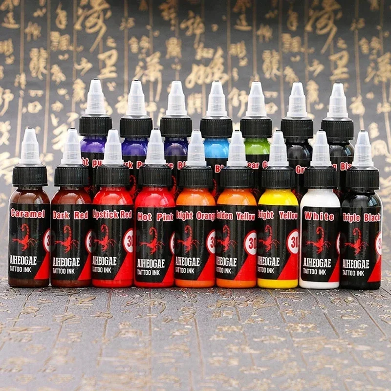 30ML Professional TattooInk For Body Art Natural Plant Micropigmentation Pigment Permanent Tattoo Ink