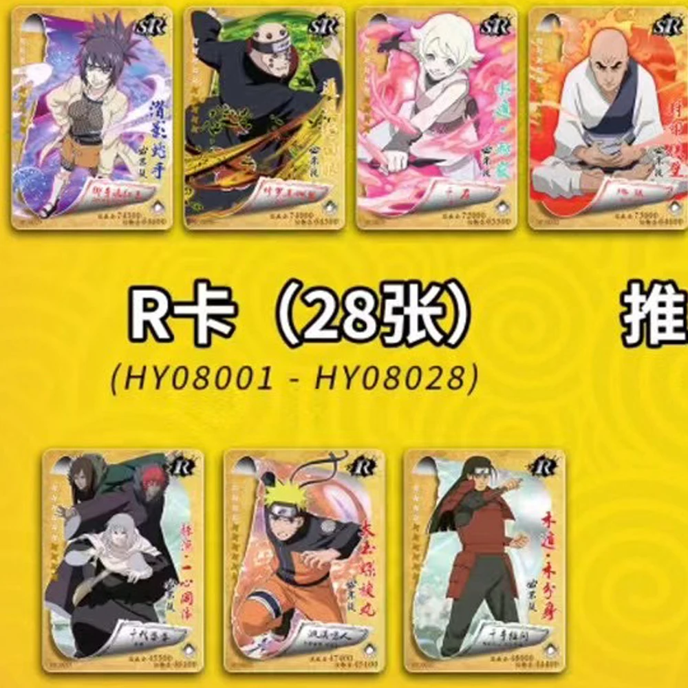 Bargain Price Little Dino Naruto HY-0802 Collection Card Sasuke Sakura Hinata Booster Box Anime ACG CCG TCG Toy And Hobby Gift