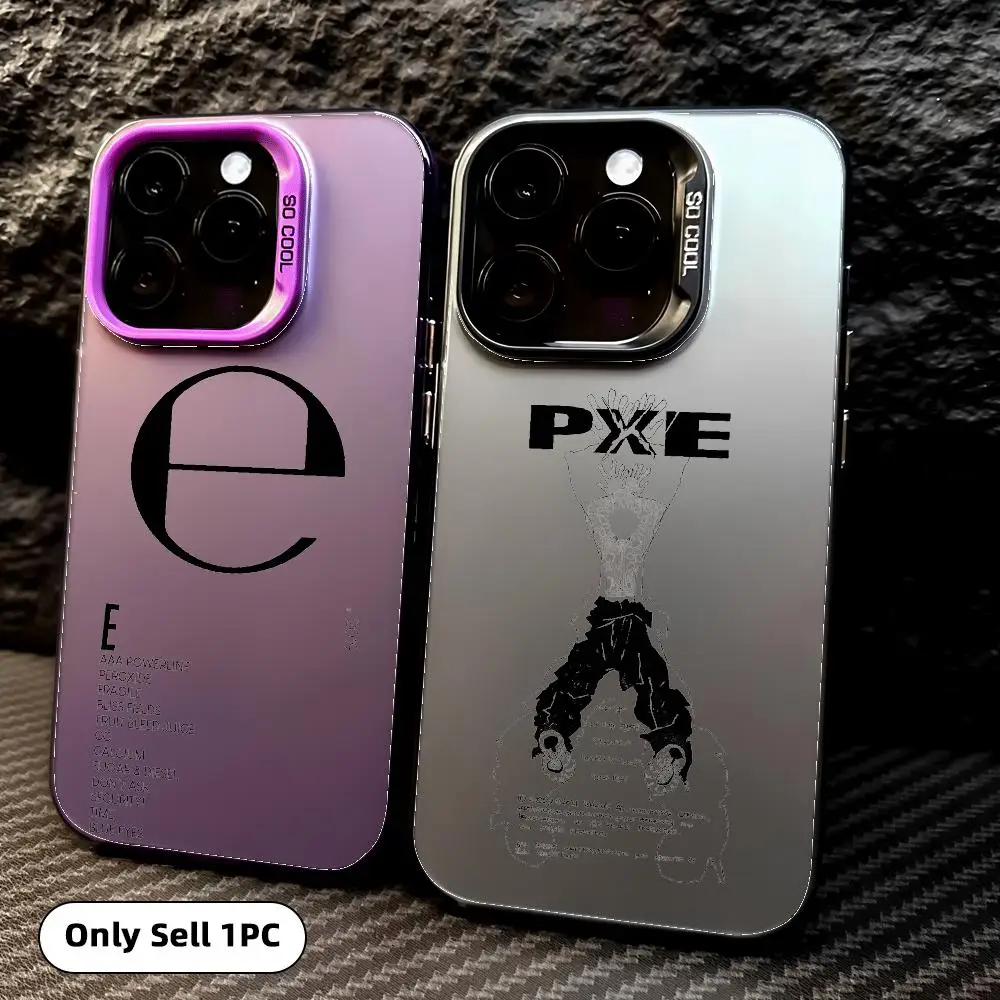 Rapper Singer E-Ecco2K Phone Case Colorful Matte Laser Aurora Phone Case For IPhone 18 17 16 15 14 13 12 11 Pro Max Air