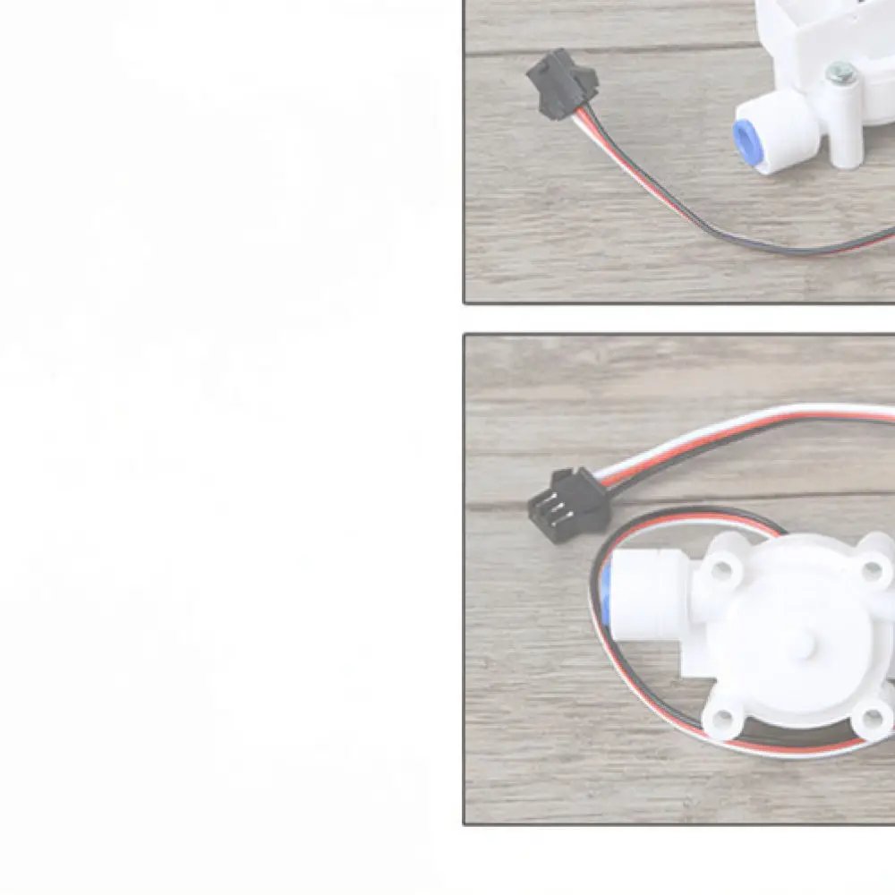 Compact Water Flow Sensor For Coffee Machine Purifier 2 Point PE Tube Liquid Meter High Sensitivity Measurement