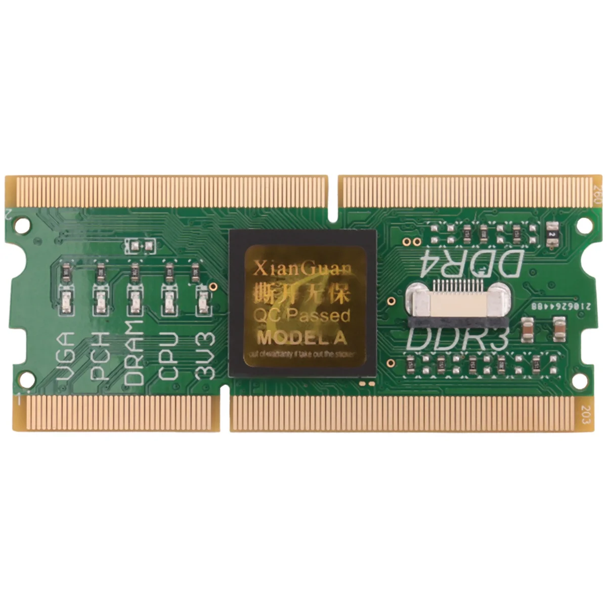 Ranura de memoria de la placa base del ordenador portátil/de escritorio, Analizador de diagnóstico DDR3/DDR4, tarjeta de prueba, Notebook para reparación DDR3/4