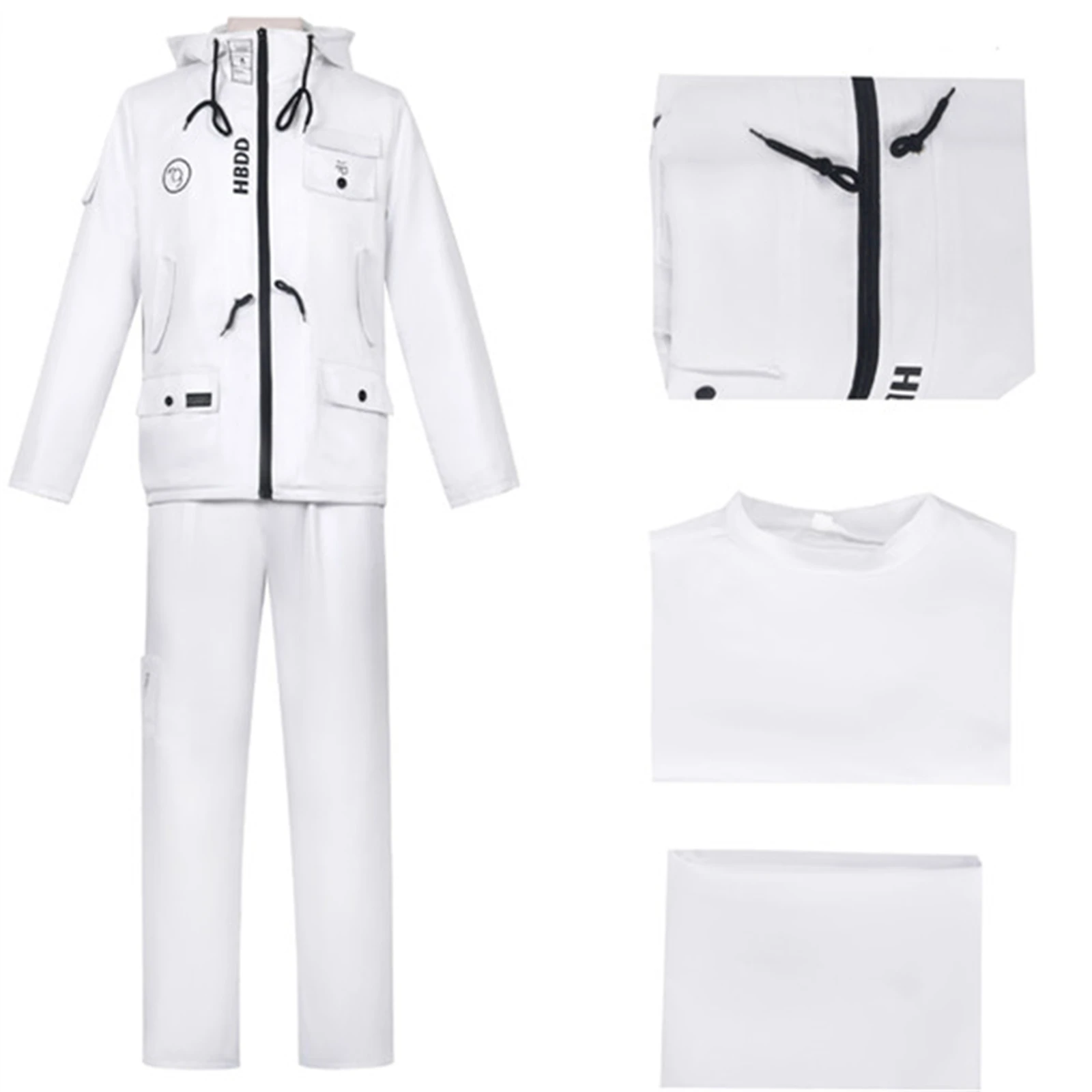 

Aotsuki Eito Cosplay Costume Anime Men'S White Uniform Sportswear Jacket Pants Set Halloween Carnival Party Outfit