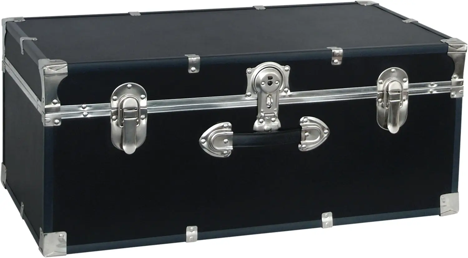 

Seward Trunk College Dorm and Camp Storage Footlocker, Black, 30-Inch (SWD5120-10)