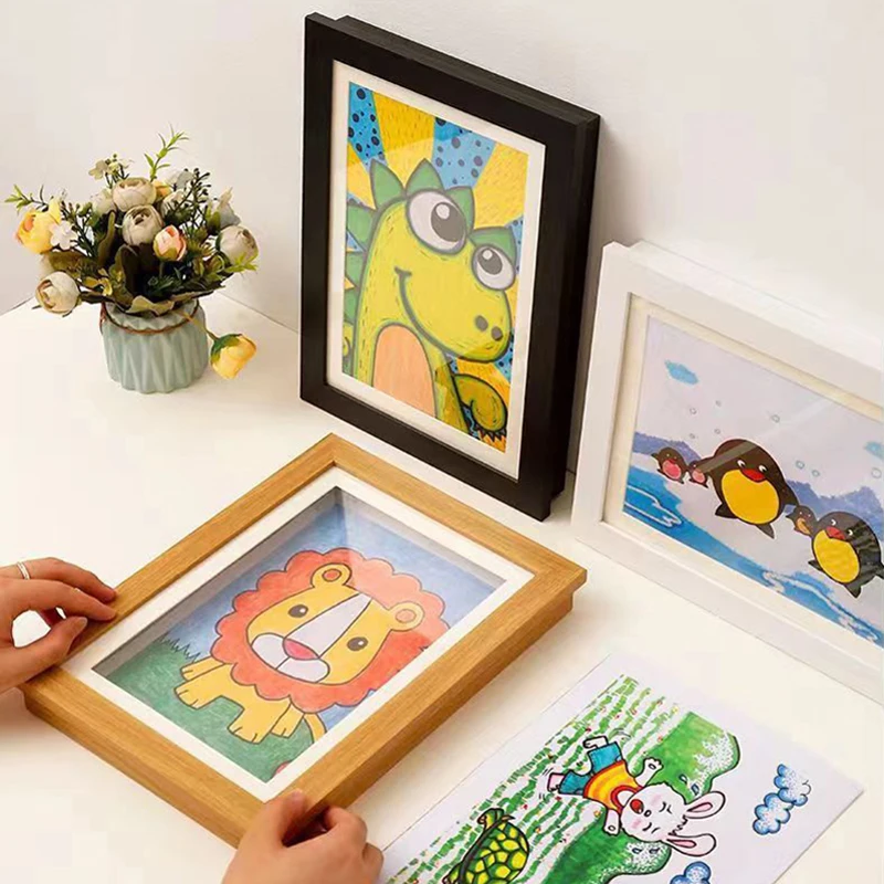 

Горячая распродажа: Детская рамка для хранения рисунков, рамка для демонстрации работ в детском саду, рамка для наград A4/A3, мольберт, магнитная флип-рамка для фотографий