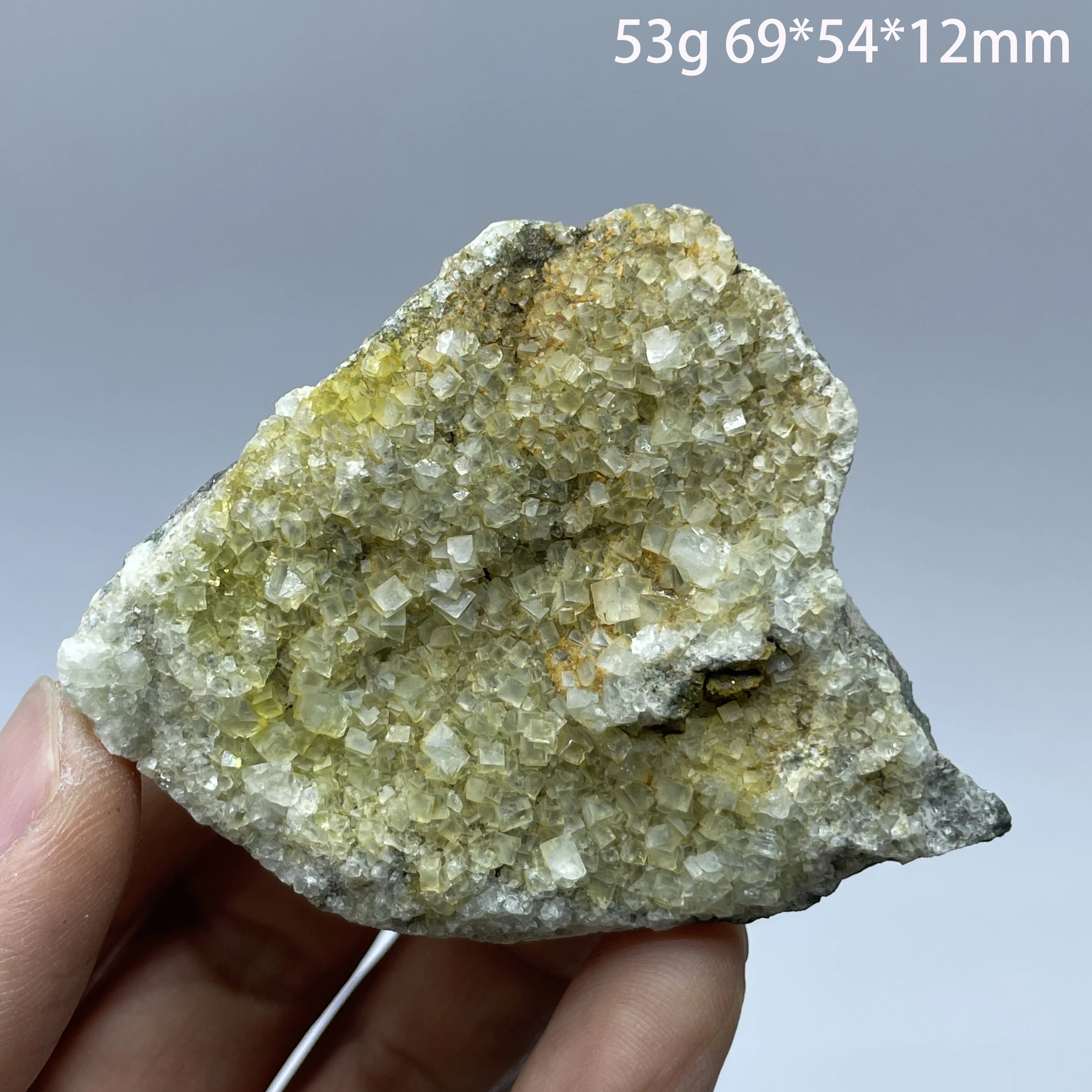 Natural Beijing Yellow Fluorite Healing Stone Mineral Specimen for Reiki Home Decor Teaching Crystal view 6