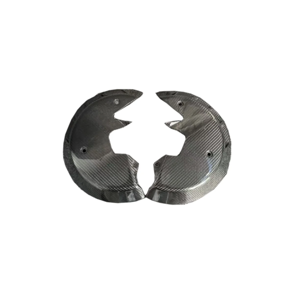 For CFMOTO 500 3K Full 100% Dry Carbon Fiber Motorcycle Modified Protect Part Front Brake Disc Protective Cover