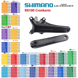 Shimano Ultegra FC-R8100 12s Crankarm Right Side/A Pair For Di2 R8170 Groupset 170mm 172.5mm Original Shimano Bike Parts