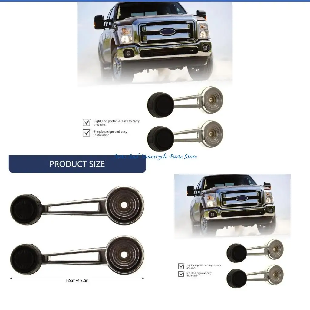 P9FD Window Crank Handle Manual Window Handles for F100 1978-1996 Truck Pickup Restoration Left/Right Direct Fit Replacement