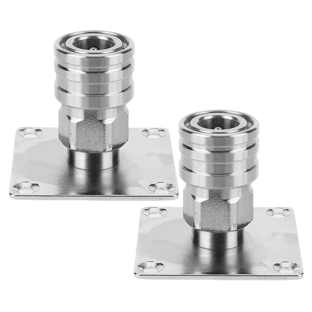 Foam Cannon Nozzle Water Gun Holder 1/4 Quick Connector Wall Mountable Pressure Washer Accessories Non Self-Locking Storage Rack