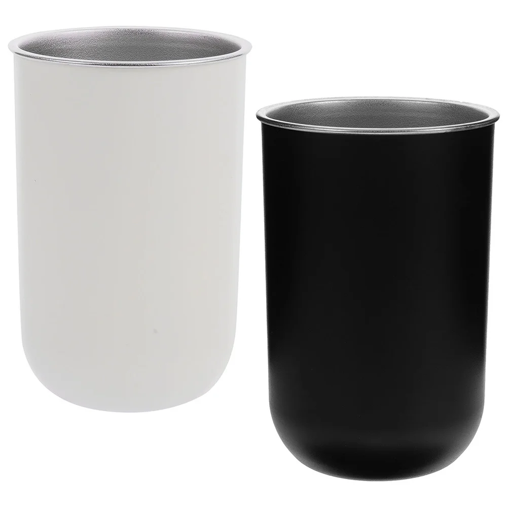 

2Pcs Children Toothbrush Cups Unbreakable Stainless Steel Bathroom Mouthwash Storage Tooth Brushing Holder Travel Tumbler