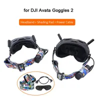 3 in 1 set ! Power Cable / Headband / shading  Pad for DJI Avata Goggles 2 Flight Glasses VR Accessories