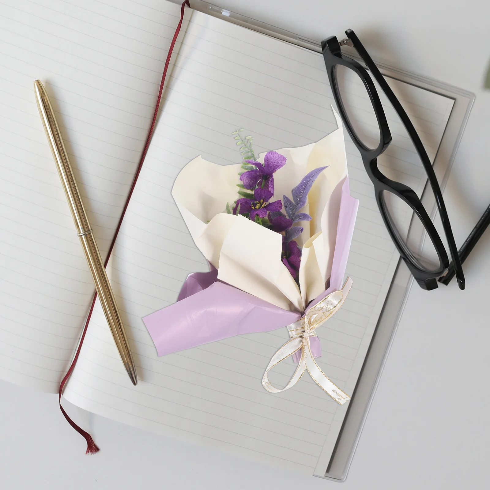 

Artificial Flower Bouquet Realistic Fake Flowers For Home Decor Wedding Table Centerpiece Bride Bouquet Faux Floral