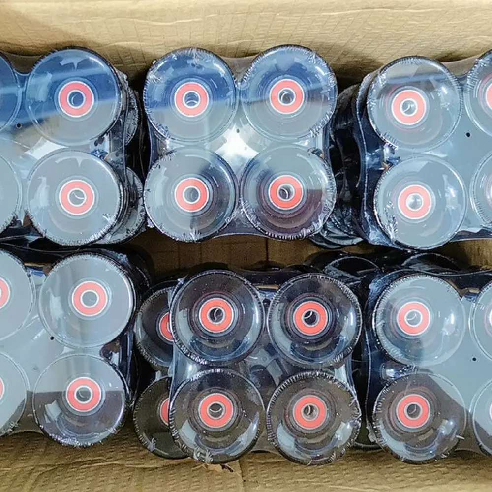 Professional Skateboard Wheels 60x45mm 78A Soft PU Replacement For Street Skating Longboard Parts Set With Bearings Spacers