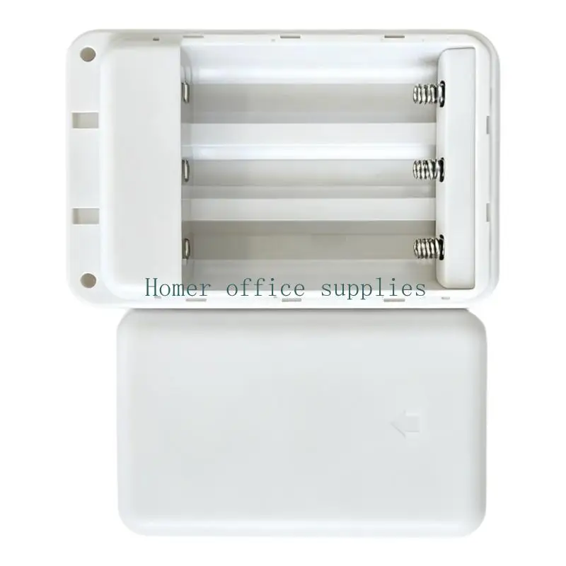 K43B Replacement 18650 Powerbank Housing Case, 3 Cell Sliding DIY Case with No Solder Battery Holder Setups for Repair Use